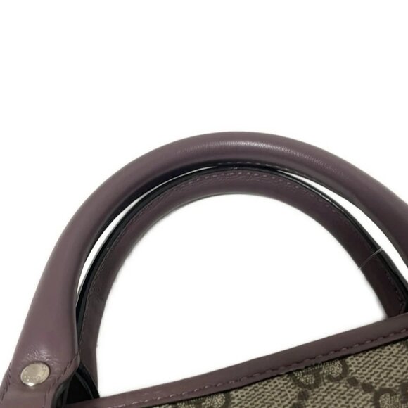 Auth GUCCI Children's/GG Plus/GG Supreme 297557 Gray Dark Gray Purple PVC - - Picture 6 of 8